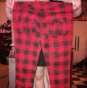 Plaid tripp pants